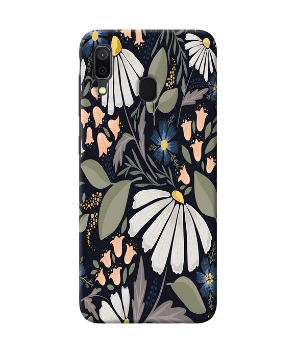 Flowers Art Samsung A30 Back Cover