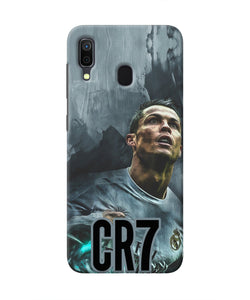 Christiano Ronaldo Grey Samsung A30 Real 4D Back Cover