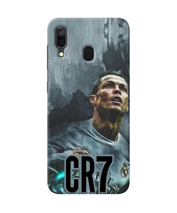 Christiano Ronaldo Grey Samsung A30 Real 4D Back Cover