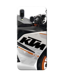 KTM Bike Samsung A30 Real 4D Back Cover