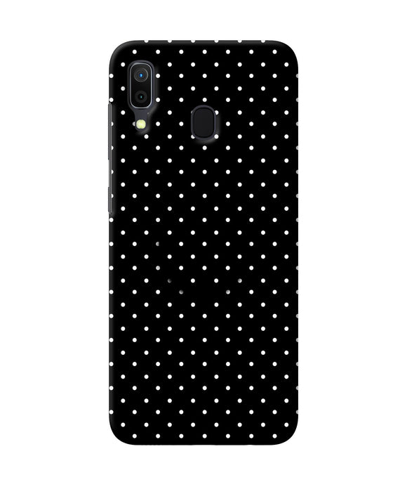 White Dots Samsung A30 Pop Case