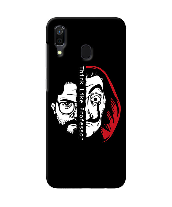 Money Heist Think Like Professor Samsung A30 Back Cover