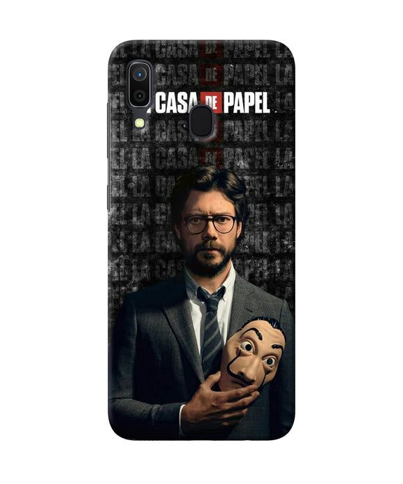 Money Heist Professor with Mask Samsung A30 Back Cover