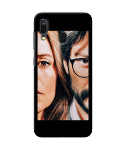 Money Heist Professor With Rachel Samsung A30 Back Cover