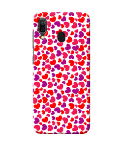 Heart Print Samsung A30 Back Cover