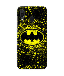 Batman Last Knight Print Yellow Samsung A30 Back Cover