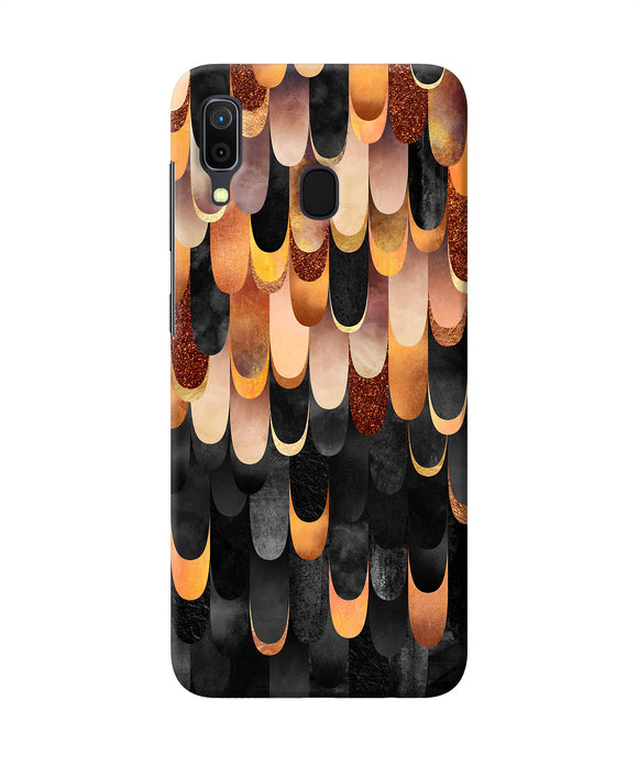 Abstract Wooden Rug Samsung A30 Back Cover