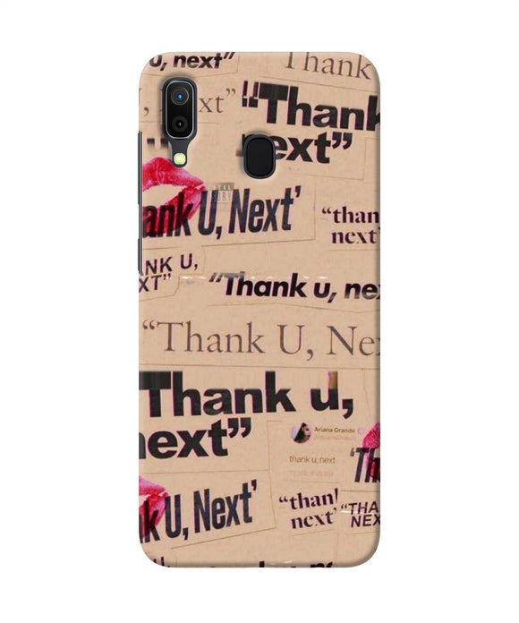 Thank You Next Samsung A30 Back Cover