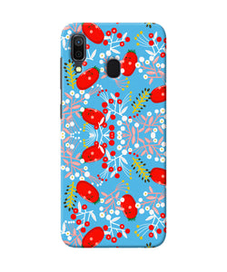 Small Red Animation Pattern Samsung A30 Back Cover