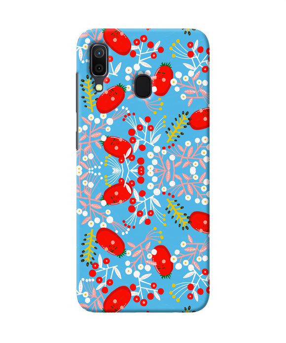 Small Red Animation Pattern Samsung A30 Back Cover