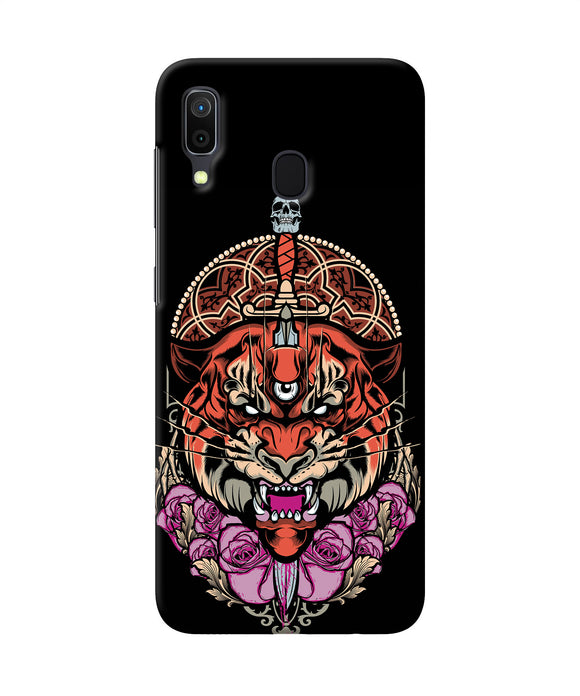 Abstract Tiger Samsung A30 Back Cover