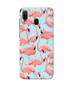 Abstract Sheer Bird Print Samsung A30 Back Cover