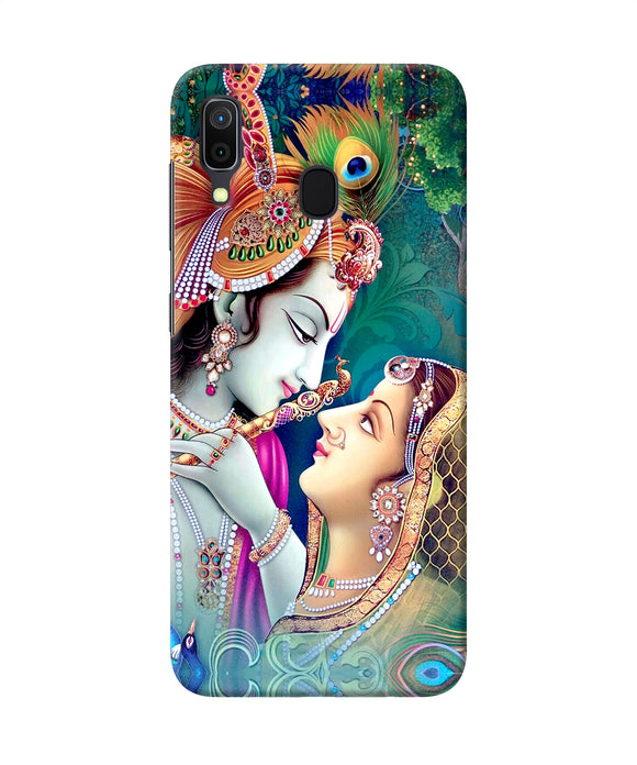 Lord Radha Krishna Paint Samsung A30 Back Cover