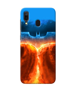 Burning Batman Logo Samsung A30 Back Cover