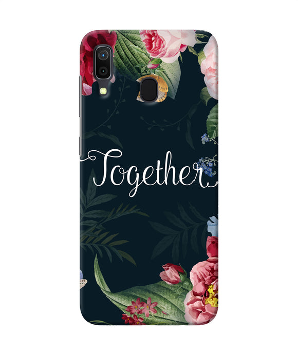 Together Flower Samsung A30 Back Cover