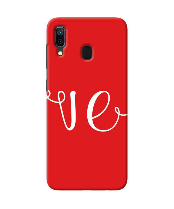 Love Two Samsung A30 Back Cover