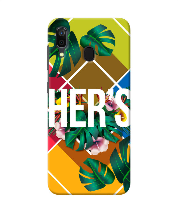 His Her Two Samsung A30 Back Cover