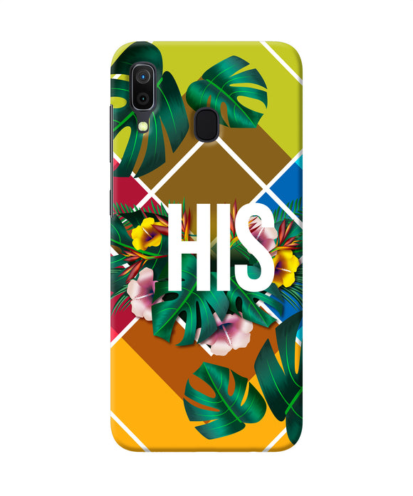 His Her One Samsung A30 Back Cover