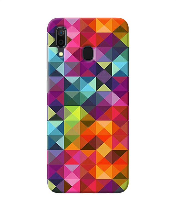 Abstract Triangle Pattern Samsung A30 Back Cover