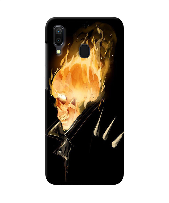 Burning Ghost Rider Samsung A30 Back Cover