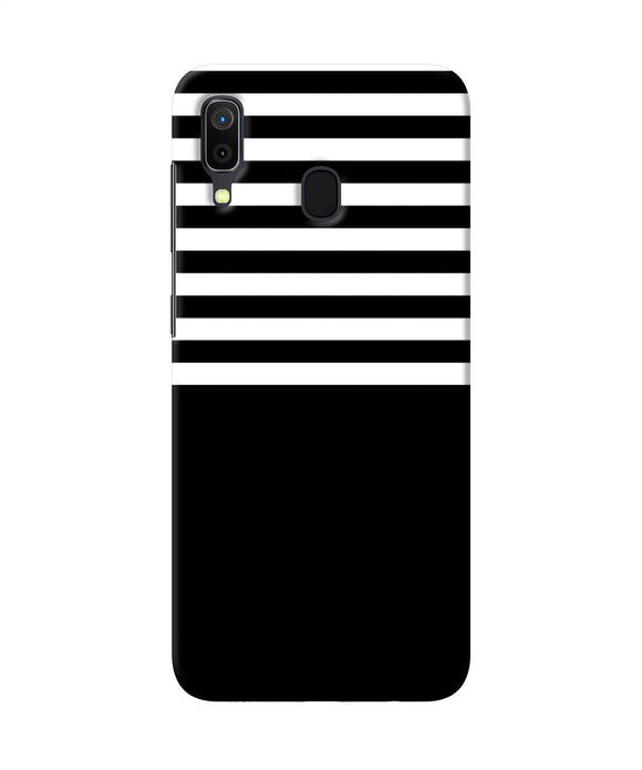 Black And White Print Samsung A30 Back Cover