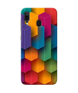 Abstract Rectangle Print Samsung A30 Back Cover