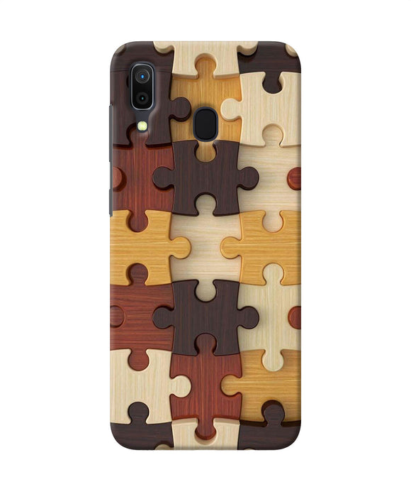 Wooden Puzzle Samsung A30 Back Cover