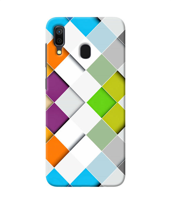 Abstract Color Box Samsung A30 Back Cover