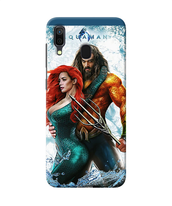 Aquaman Couple Water Samsung A30 Back Cover