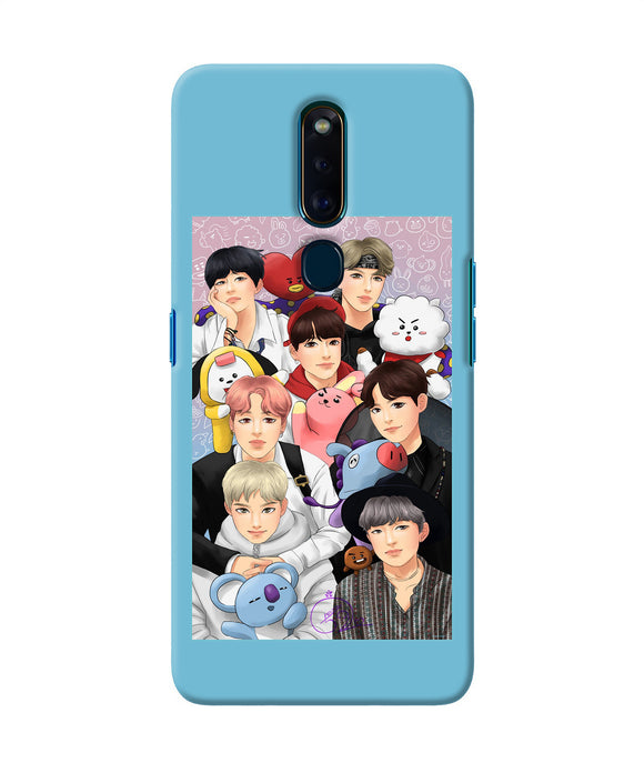 BTS with animals Oppo F11 Pro Back Cover