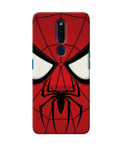 Spiderman Face Oppo F11 Pro Real 4D Back Cover