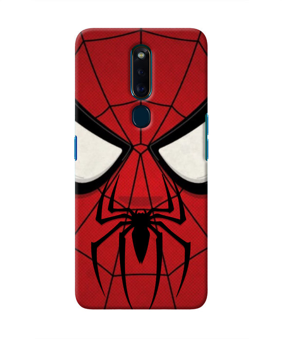 Spiderman Face Oppo F11 Pro Real 4D Back Cover