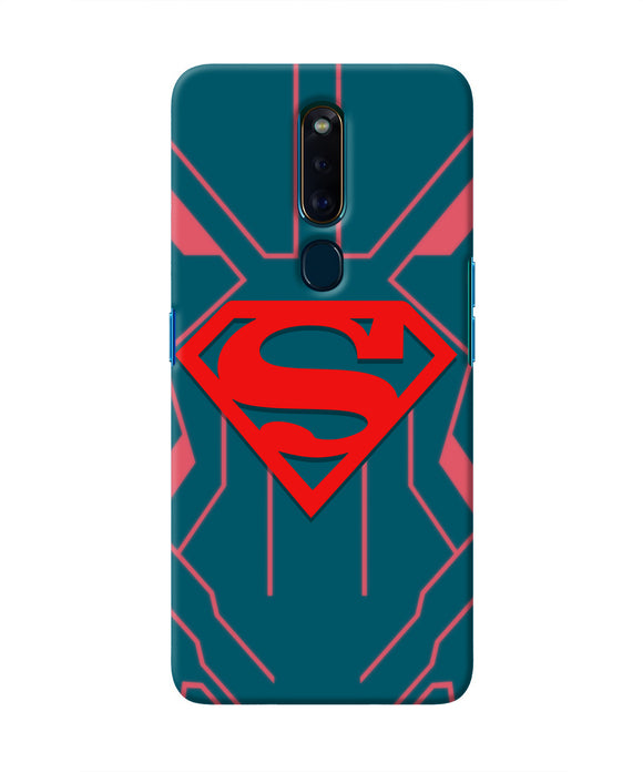 Superman Techno Oppo F11 Pro Real 4D Back Cover