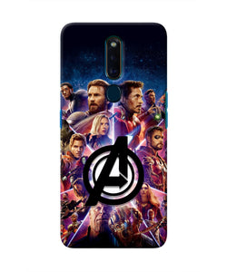 Avengers Superheroes Oppo F11 Pro Real 4D Back Cover