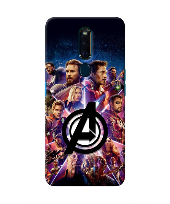 Avengers Superheroes Oppo F11 Pro Real 4D Back Cover