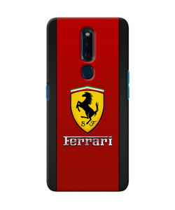 Ferrari Abstract Maroon Oppo F11 Pro Real 4D Back Cover