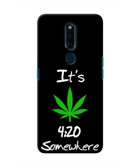 Weed Quote Oppo F11 Pro Real 4D Back Cover
