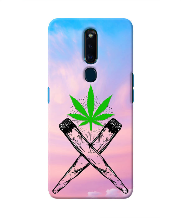 Weed Dreamy Oppo F11 Pro Real 4D Back Cover