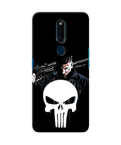 Punisher Character Oppo F11 Pro Real 4D Back Cover