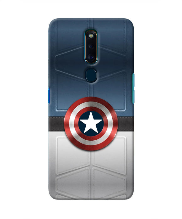 Captain America Suit Oppo F11 Pro Real 4D Back Cover