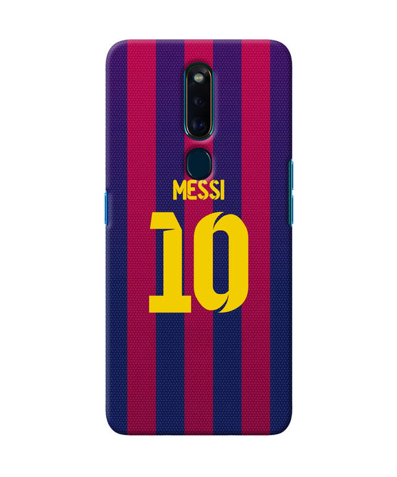 Messi 10 Tshirt Oppo F11 Pro Back Cover