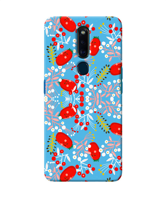 Small Red Animation Pattern Oppo F11 Pro Back Cover