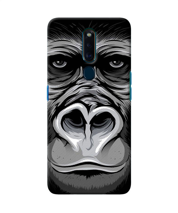 Black Chimpanzee Oppo F11 Pro Back Cover