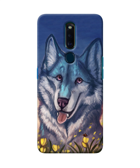 Cute Wolf Oppo F11 Pro Back Cover
