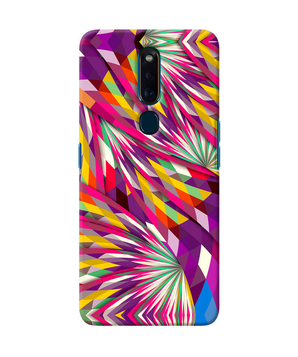 Abstract Colorful Print Oppo F11 Pro Back Cover