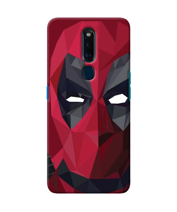 Abstract Deadpool Mask Oppo F11 Pro Back Cover