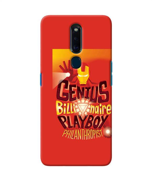 Ironman Quote Oppo F11 Pro Back Cover