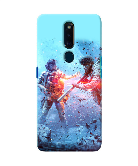 Pubg Water Fight Oppo F11 Pro Back Cover