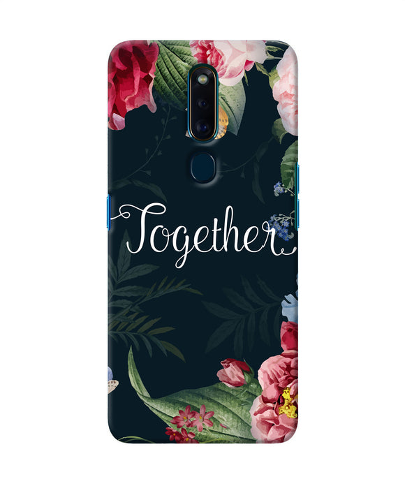 Together Flower Oppo F11 Pro Back Cover