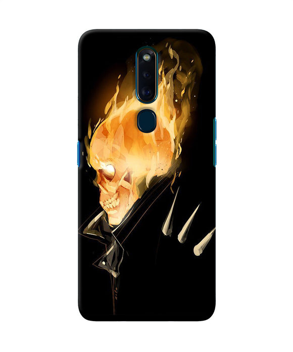 Burning Ghost Rider Oppo F11 Pro Back Cover